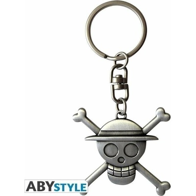 One Piece Klíčenka kovová - Skull Luffy