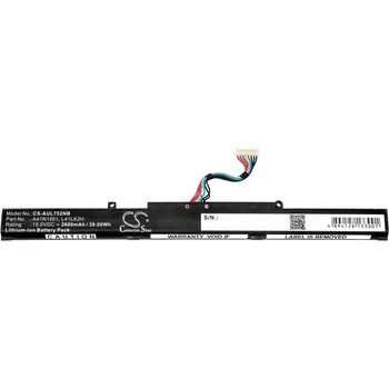 Cameron Sino Батерия за лаптоп ASUS GL752JW, VivoBook Pro N552VW-FI035T, VivoBook Pro N752VX-GC084T, A41N1501 LiIon 15V 2600mAh CAMERON SINO (CS-AUL752NB)