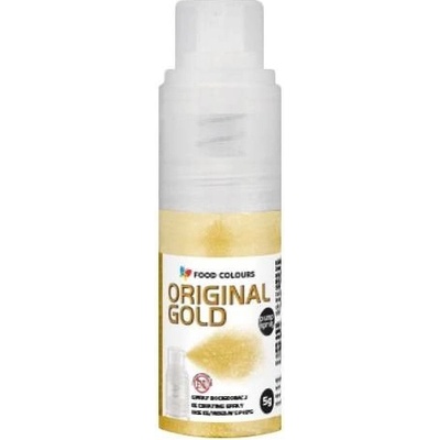 Food Colours Třpytky v rozprašovači Gold 5 g