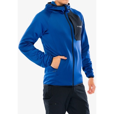 Columbia Triple Canyon Grid Fleece Hooded FZ II M 2094973433 mountain blue/black