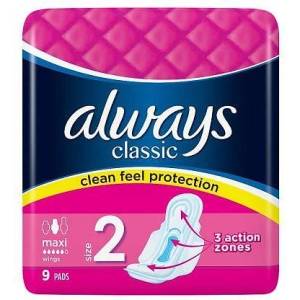 Always Classic Super Дамски превръзки, 9бр