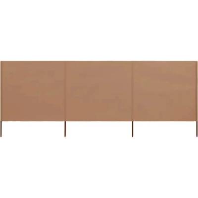 VidaXL 47143 Paraván béžová a hnědá 400 cm x 4 m x 110 cm
