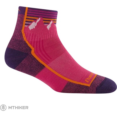 Darn Tough QUEST QUARTER LIGHTWEIGHT WITH CUSHION detské ponožky mountain berry