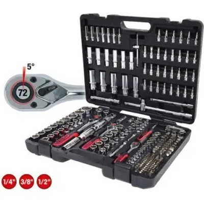 Ks Tools Gola sada 1/4"+3/8"+1/2" 195ks