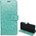 Gigapack Samsung A17 4G GIGAPACK Tok стоящ, кожен ефект FLIP, мандала, CYAN GP-172610 (GP-172610)