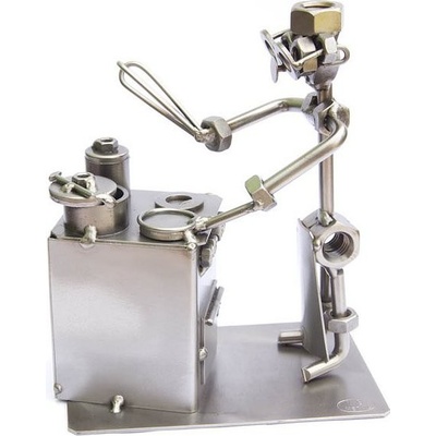 Kovová figurka Kuchař 16 cm – Zboží Dáma Kovová figurka Kuchař 16 cm – Zboží Dáma