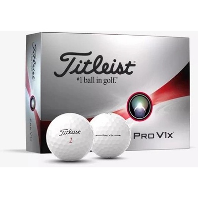 Titleist Pro V1x 23, High Numbers biele 3 ks