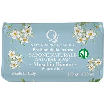 Aqua Viva Натурален тоалетен сапун 150гр - Бял мускус (2841)