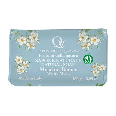 Aqua Viva Натурален тоалетен сапун 150гр - Бял мускус (2841)