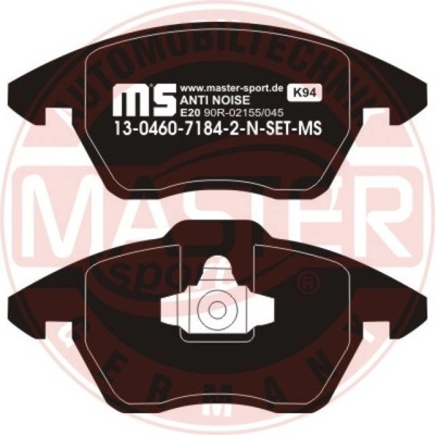 MASTER SPORT Brzdové destičky přední AUDI A1 2010-2018 A3 2003-2013 3C0698151J JZW698151B 3C0698151D 5K0698151A 3C0698151C 3C0698151B 5K0698151 3C0698151A 3C0698151 1K0698151E 1K0698151C 1K0698151