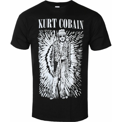 Metal ROCK OFF Nirvana Kurt Cobain černá