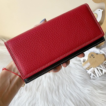 Image 1 of Портмоне Естествена Кожа - Модел 1652 Red/Black
