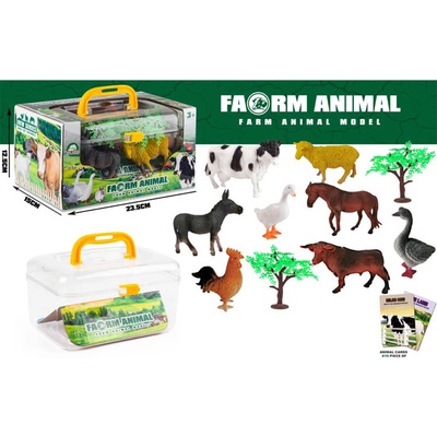 Armtoys КОМПЛЕКТ ФЕРМЕРСКИ ЖИВОТНИ ЗА ИГРА 8 БР. В КУФАР