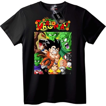 NOONEBRAND Тениска Герои от Dragon Ball Z - S, White