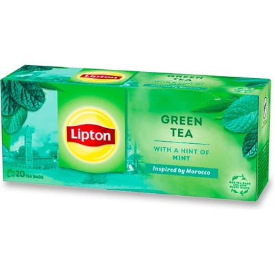 Lipton zelený čaj máta 20 sáčků