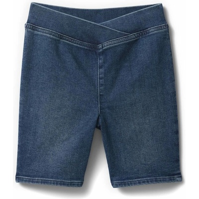 GAP 740947-00 Dětské džínové biker shorts Tmavě modrá