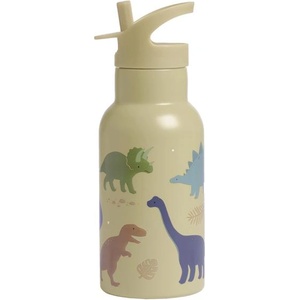 A Little Lovely Company - бутилка за пиене от неръждаема стомана, 350 ml - динозаври (ALLC_DBSSDI40)