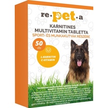 Repeta karnitínové multivitamínové tablety pre športové a pracovné psy 50 ks