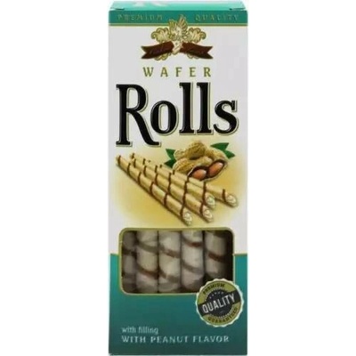 Cookiesland wafer rolls peanut 160 g