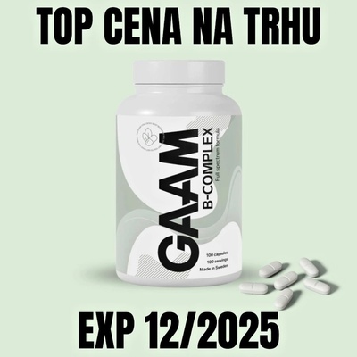 GAAM B-Complex 100 kapslí