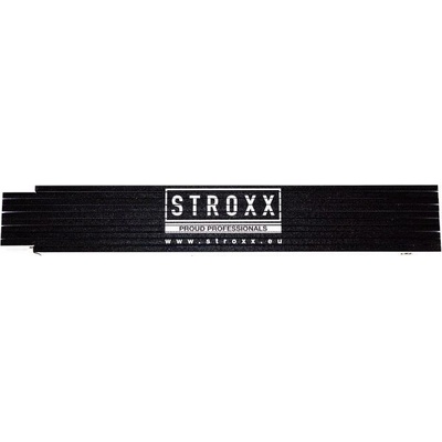 Stroxx Metr skládací dřevěný černý 2 m 19990