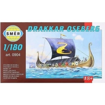Směr Model loď Drakkar Oseberg stavebnice lodě 1:180