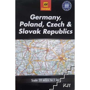 Germany, Poland, Czech & Slovak Republics Road Map (ISBN: 9780749512132)