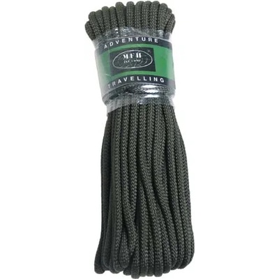 MFH Полипропиленово въже 15 метра 9 мм маслиненозелено (27503c)