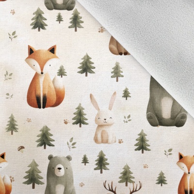 Takoy Softshell zimní malovaná zvířátka Beige