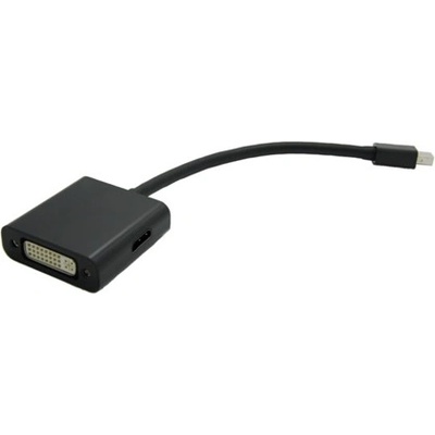 Roline Преходник Roline 12.99. 3150, Mini DisplayPort(м) към DVI(ж), DP(ж), HDMI(ж), черен