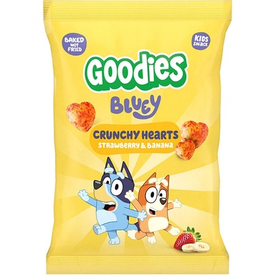 Goodies Bluey Křupky srdíčka banán & jahoda 30 g – Zbozi.Blesk.cz