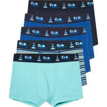 lupilu chlapecké boxerky s BIO bavlnou 5 kusů navy modrá / modrá