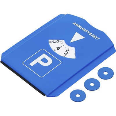 Parkovací hodiny Kraftmann BGS1080721 se škrabkou na led, gumovou stěrkou (BGS1080721) – Zboží Mobilmania