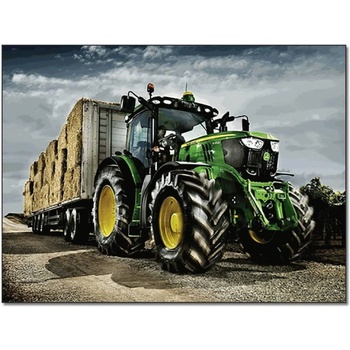 Norimpex Diamantové malování Traktor John Deere 30 x 40 cm