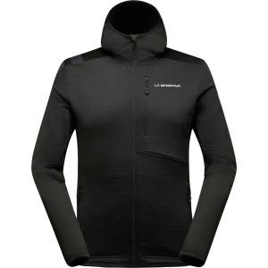 La Sportiva Мъжко поларено яке La Sportiva Chill Thermal Hoody Fleece jacket - Black / Chalk (005-6240-0313)