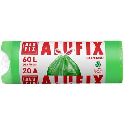 Alufix Pytle Standard stahovací 60l 16µm 20ks zelené