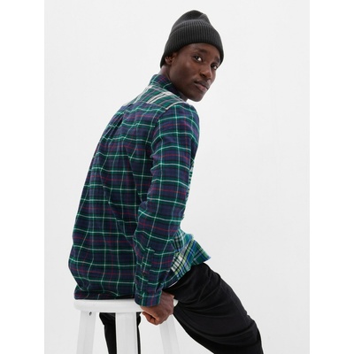 GAP Фланелена карирана риза GAP GAP | Zelen | МЪЖЕ | M