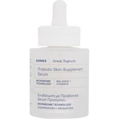 KORRES Greek Yoghurt Probiotic Skin-Supplement Serum хидратиращ и подхранващ охлаждащ серум за лице 30 ml за жени