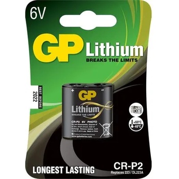 Image 1 of GP Batteries Фото литиева батерия gp cr-p2, 6v (gp-bl-crp2-u1)