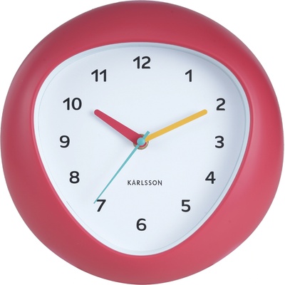 Karlsson Стенен часовник Funky Vibes, розов (KA6049RD)