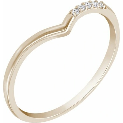 Eppi eternity prsten s lab grown diamanty v champagne gold barvě Annelisa R49931