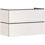 Hansgrohe Xilesa E - Шкаф за мивка, 62x98x47 см, 2 чекмеджета, матово бежово 54297780 (54297780)