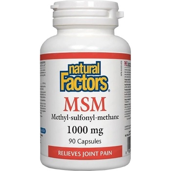 Image 1 of Natural Factors MSM 1000 mg [90 капсули]
