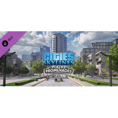 Игра Cities: Skylines - Plazas & Promenades за PC Steam, Електронна доставка