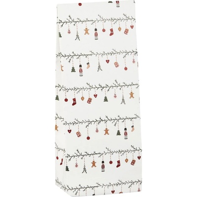 Papírový sáček Christmas Garlands 30,5x12 cm Ib Laursen