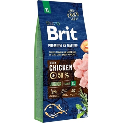 Brit ekologické Kuracie Junior XL 15 kg