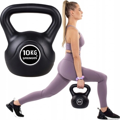 SPRINGOS ABS Kettlebell 10 kg – Zboží Dáma