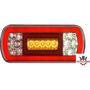  Стоп LED 12V -1бр. Правоъгълен 4 функции -201706- ('269182)