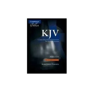 KJV Cameo Reference Bible with Apocrypha, Black Calfskin Leather, Red-letter Text, KJ455: XRA Black Calfskin Leather | Cambridge University Press (ISBN: 9781107608078)