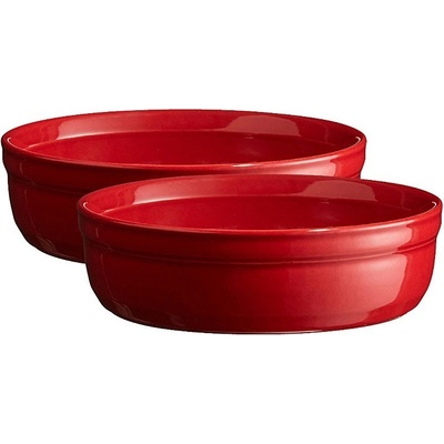 Emile Henry Miska na crème brûlée bordovo červená 12cm 2 ks